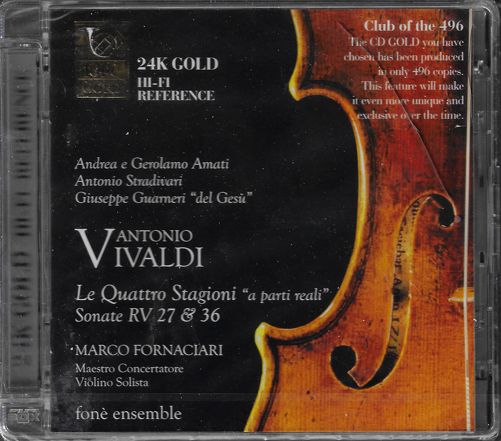 Fornaciari: Vivaldi 4 Seasons, etc. - Fonè (24K Gold) GOLD 005 (sealed)