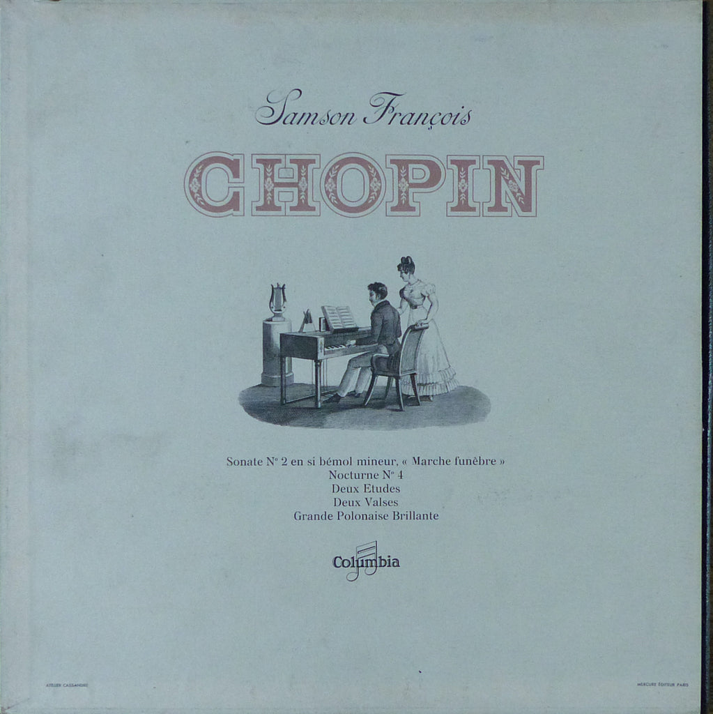 François: Chopin Piano Sonata No. 2, etc. - Columbia 33 FCX 501 (ds)