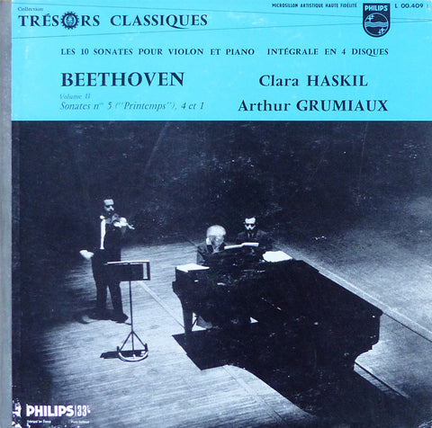 Grumiaux/Haskil: Beethoven "Spring" Sonata, etc. - Philips L 00.409 L