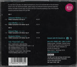 Haendel: Violin Concerti by Britten, Sibelius, et al. - ICAC 5185 (2CD set, sealed)