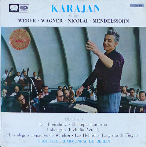 Karajan: Overtures by Weber, Wagner, et al. - La Voz de su Amo ASDL 810