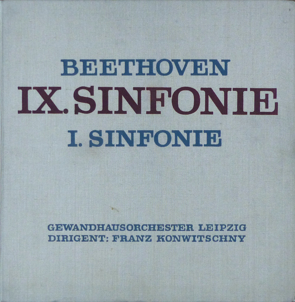Konwitschny: Beethoven Syms 1 & 9 - Eterna 820 106/7 (2LP box set)