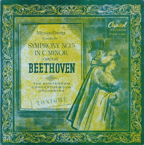 Mengelberg: Beethoven Symphony No. 5 - Capitol P-8110