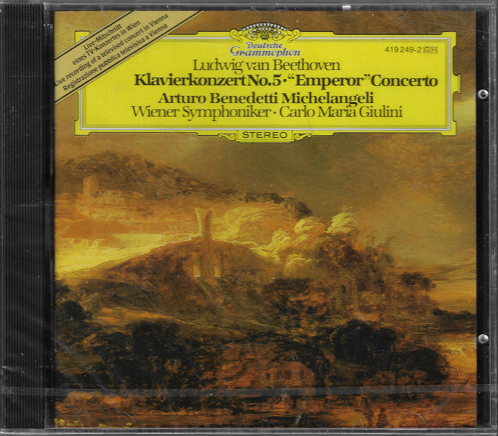 Michelangeli: Beethoven "Emperor" Concerto - DG 419 249-2 (sealed)