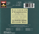 Muti/Philadelphia O: Beethoven 9 Symphonies - EMI CDS 7 49487 2 (6CD box)