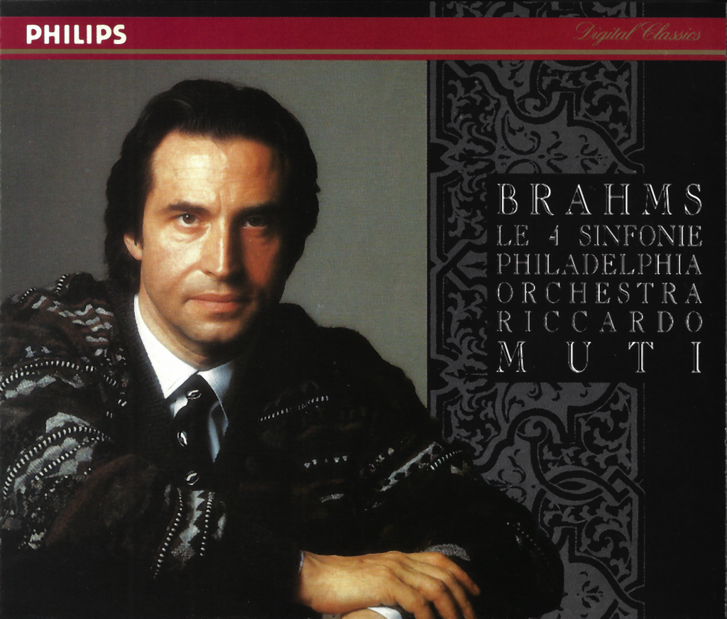 Muti/Philadelphia O: Brahms 4 Symphones - Philips 434 000-2 (3CD set)