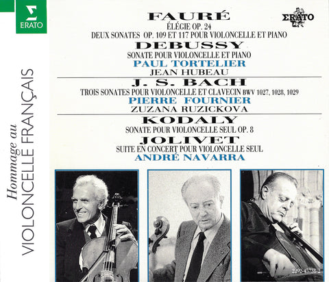 Navarra/Tortelier/Fourner: 3 Great Cellists - Erato 2292-45738-2 (3CD set)