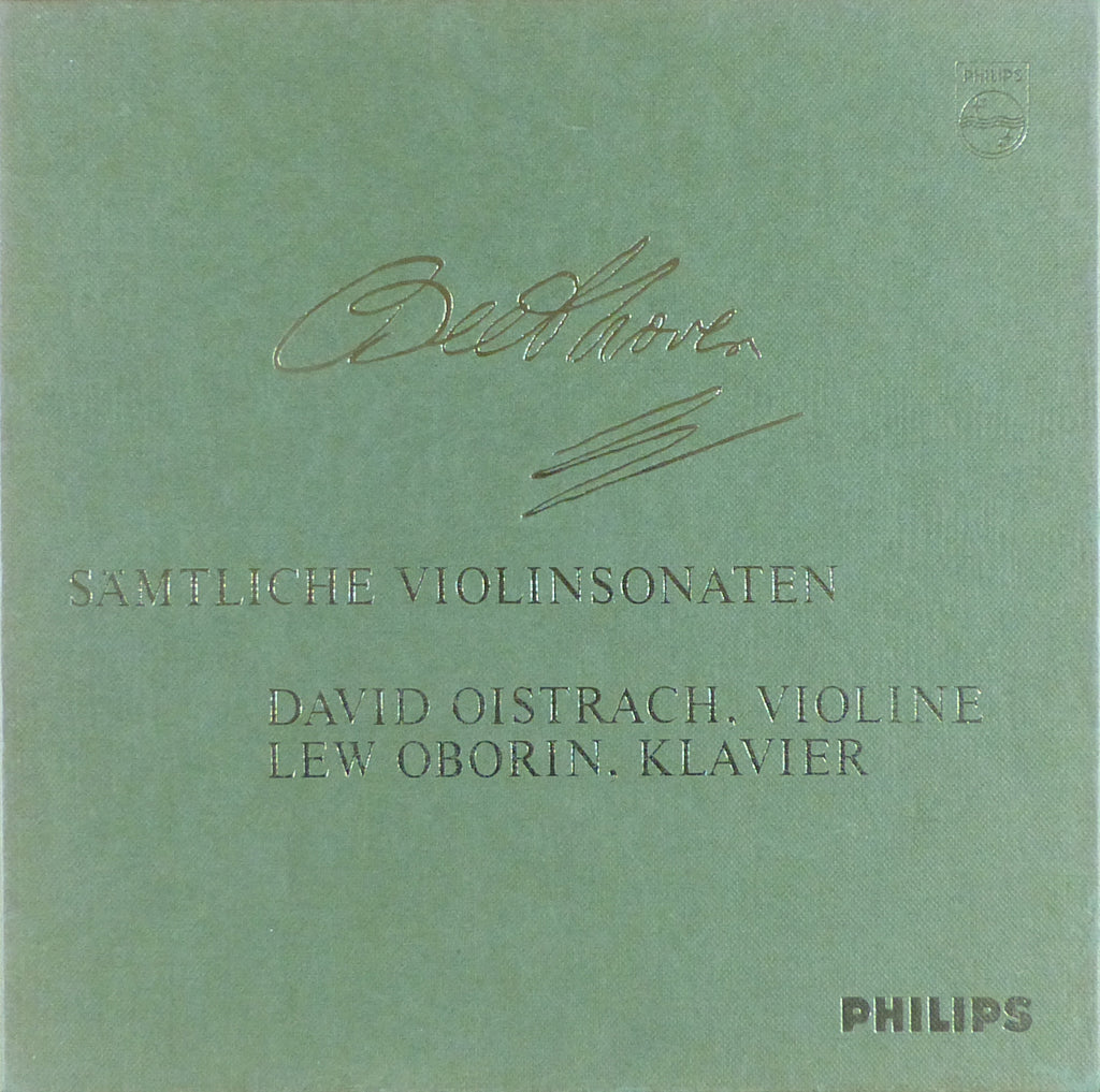 Oistrakh: Beethoven 10 Violin Sons: Philips 835 245-48 AY (4LP box set) - STEREO