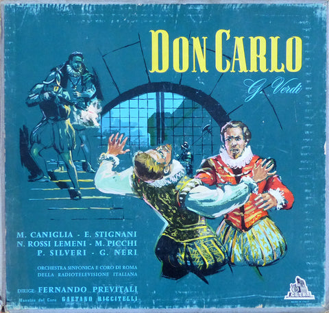 Previtali: Verdi Don Carlo - Cetra LPC 1234 (4LP box set)