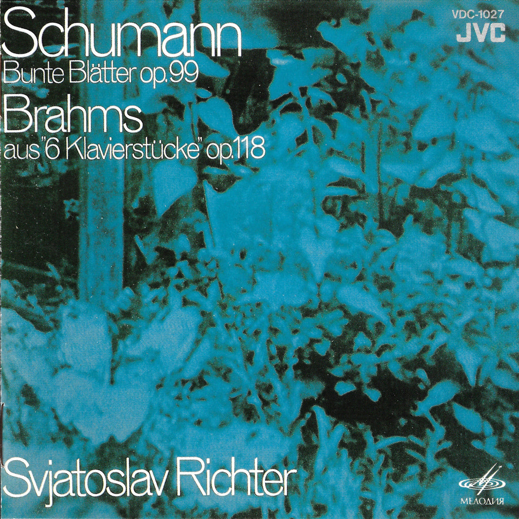 Richter: Schumann Bunte Blätter + Brahms - Melodiya-JVC VDC-1027