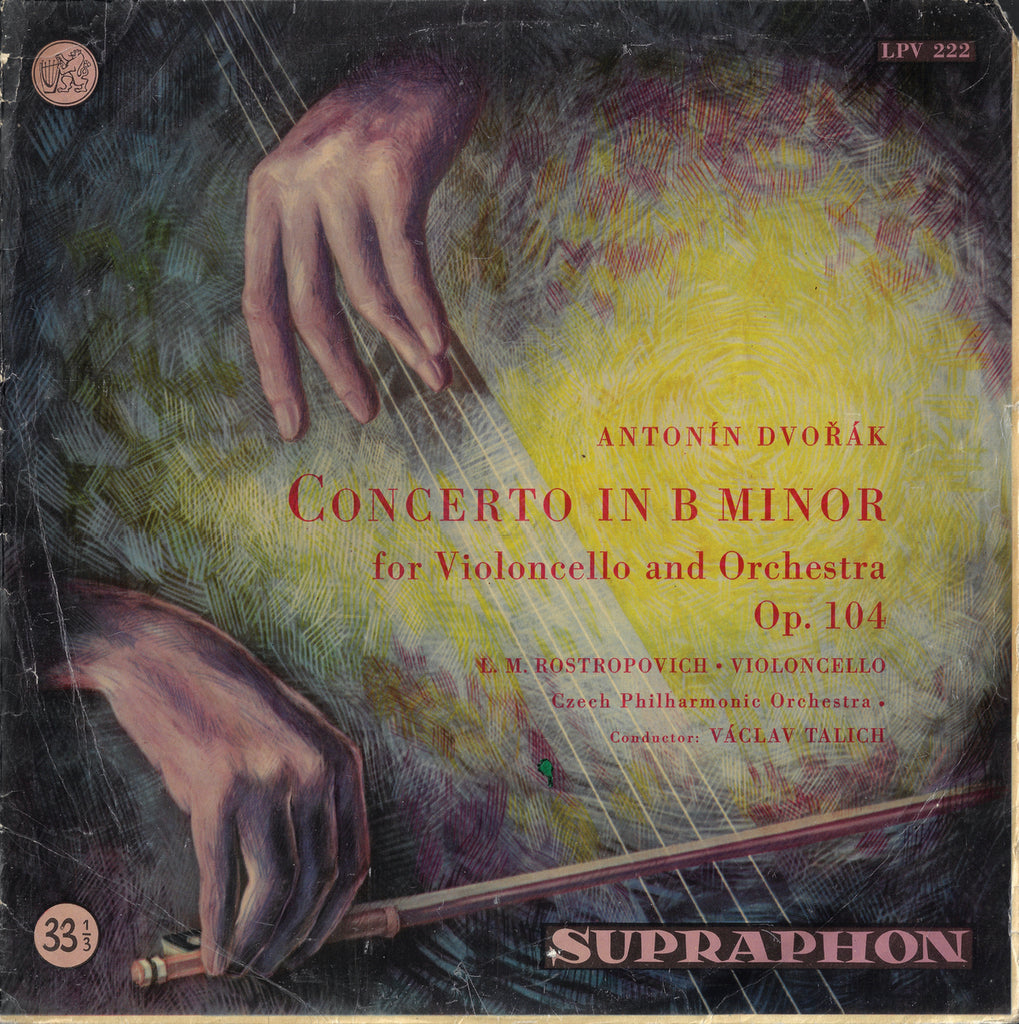 Rostropovich/Talich: Dvorak Cello Concerto - Supraphon LPV 222