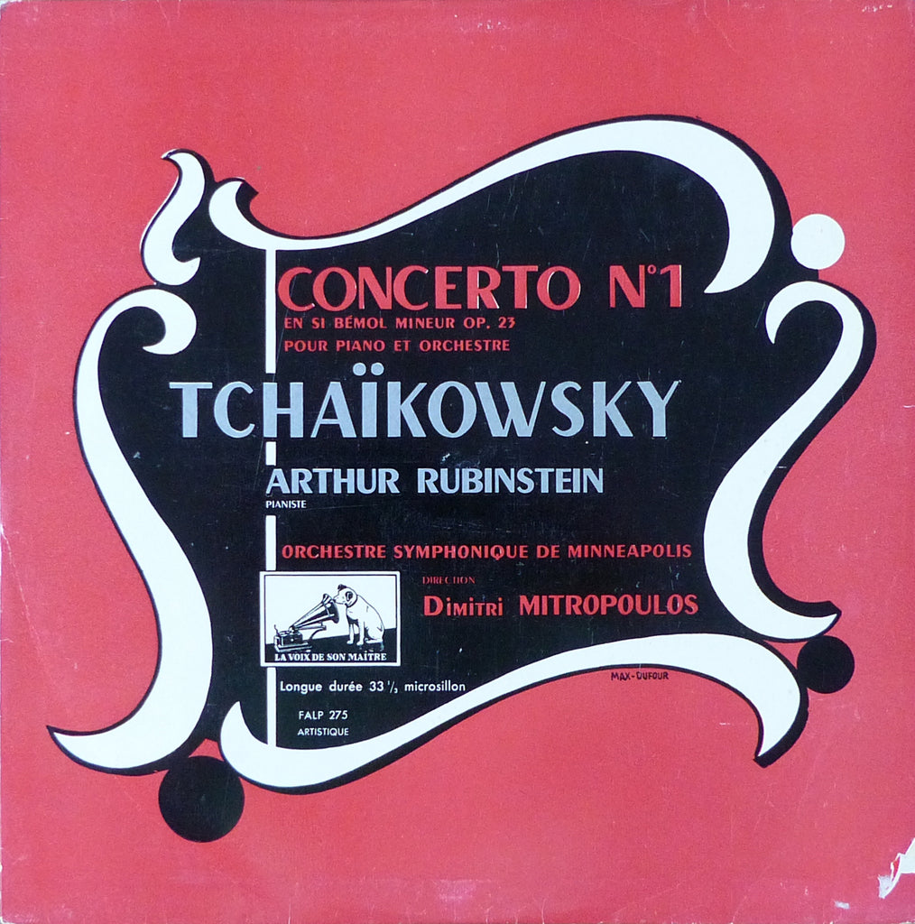 Rubinstein: Tchakovsky Concerto No. 1 - La Voix de Son Maitre FALP 275