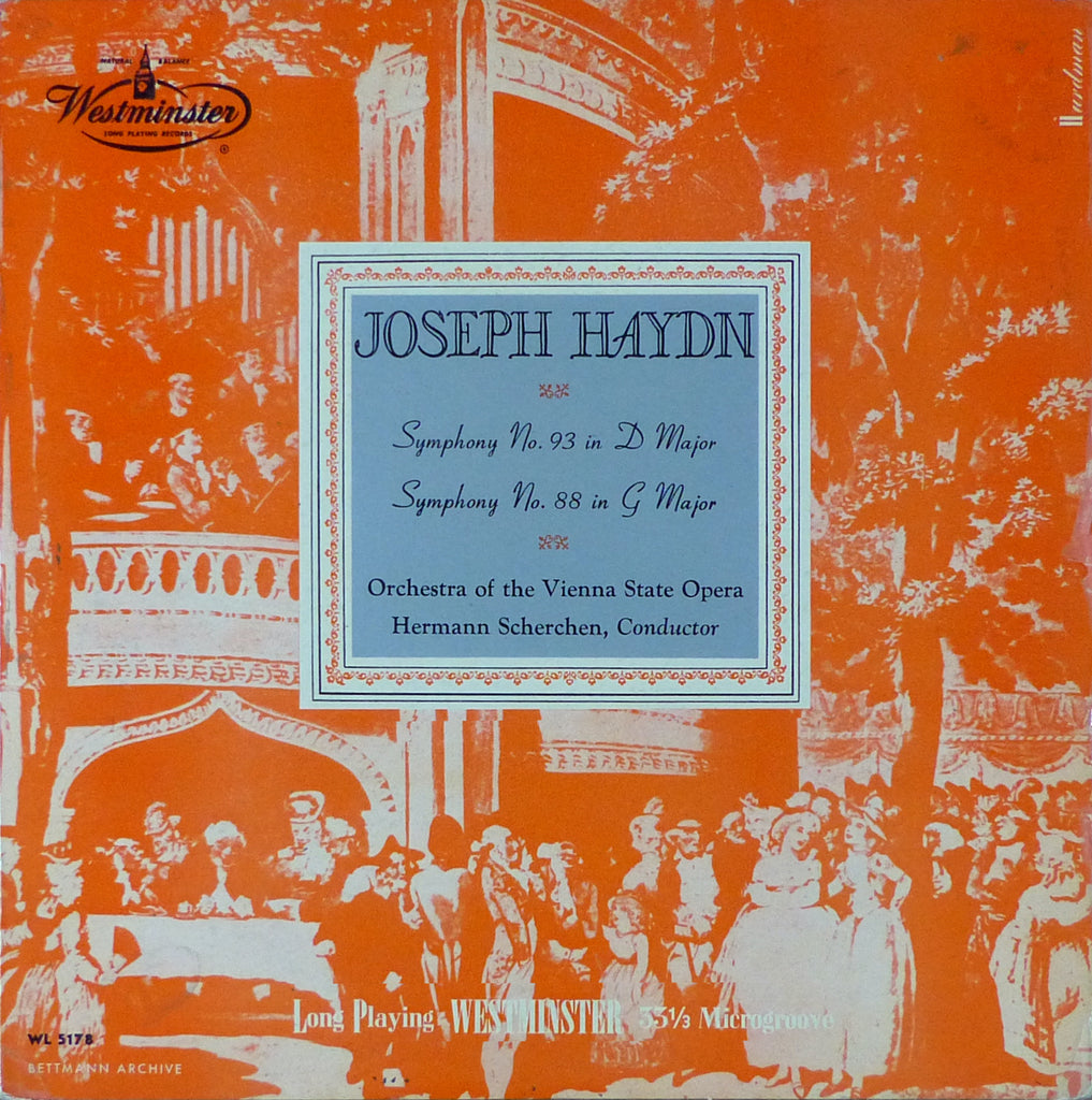 Scherchen: Haydn Symphonies Nos. 88 & 93 - Westminster WL 5178