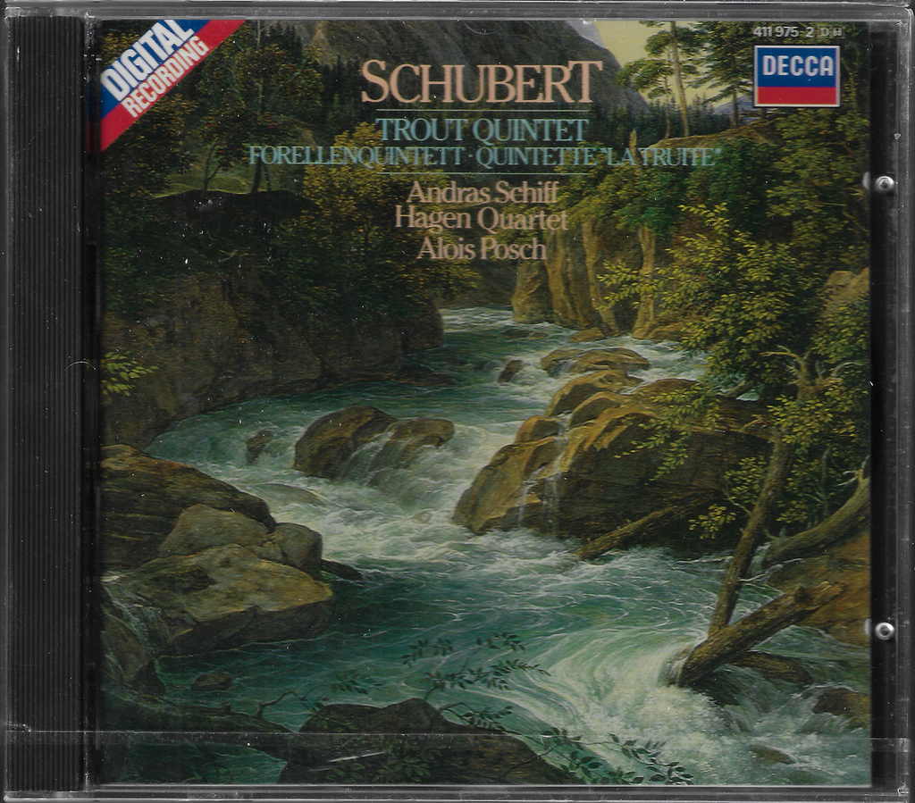 Schiff/Hagen Qt: Schubert "Trout" Quintet - Decca 411 975-2 (sealed)