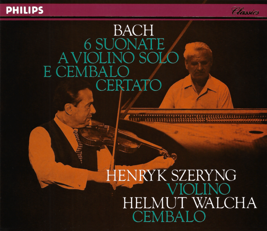 Szeryng/Walcha: Bach Sonatas BWV 1014-1019: Philips 416 876-2 (2CD set)