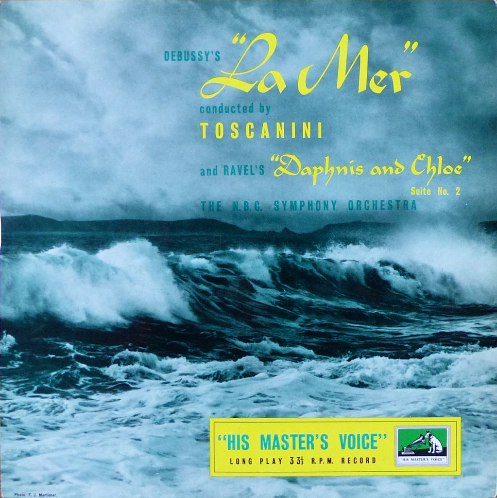 Toscanini: La Mer + Daphnis et Chloe Suite No. 2 - HMV ALP 1070