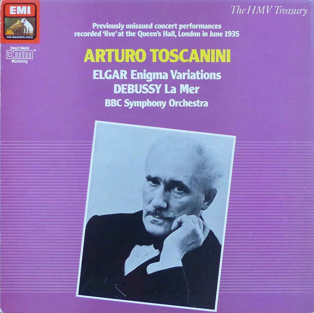 Toscanini: Enigma Variations + La Mer - HMV Treasury EH 29 1345 1
