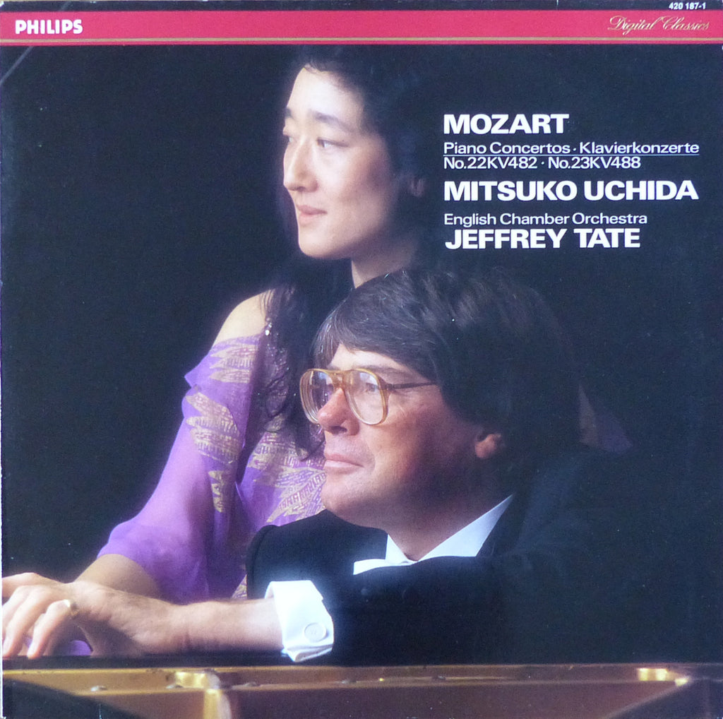 Uchida: Mozart Piano Concertos Nos. 22 & 23 - Philips 420 187-1