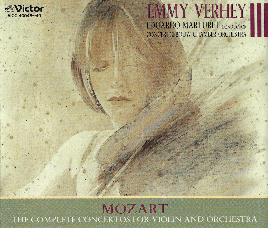 Verhey: Mozart works for violin & orch - Victor Japan VICC-40048-49 (2CD set)