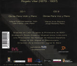 Villar: Work for Violin & Piano, etc. - Discografica Castellano Leonesa 079-2 (2CD set)