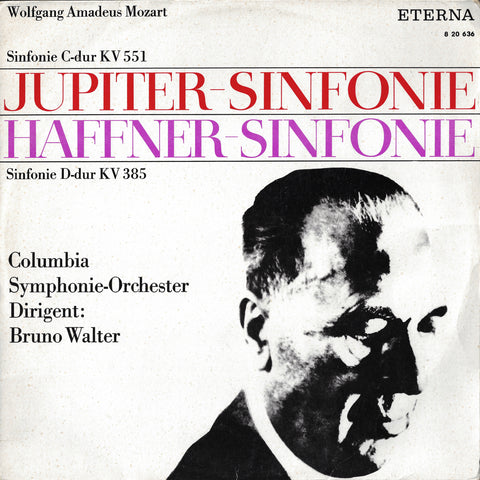 Walter/Columbia SO: "Haffner" & "Jupiter" Symphonies - Eterna 8 20 636