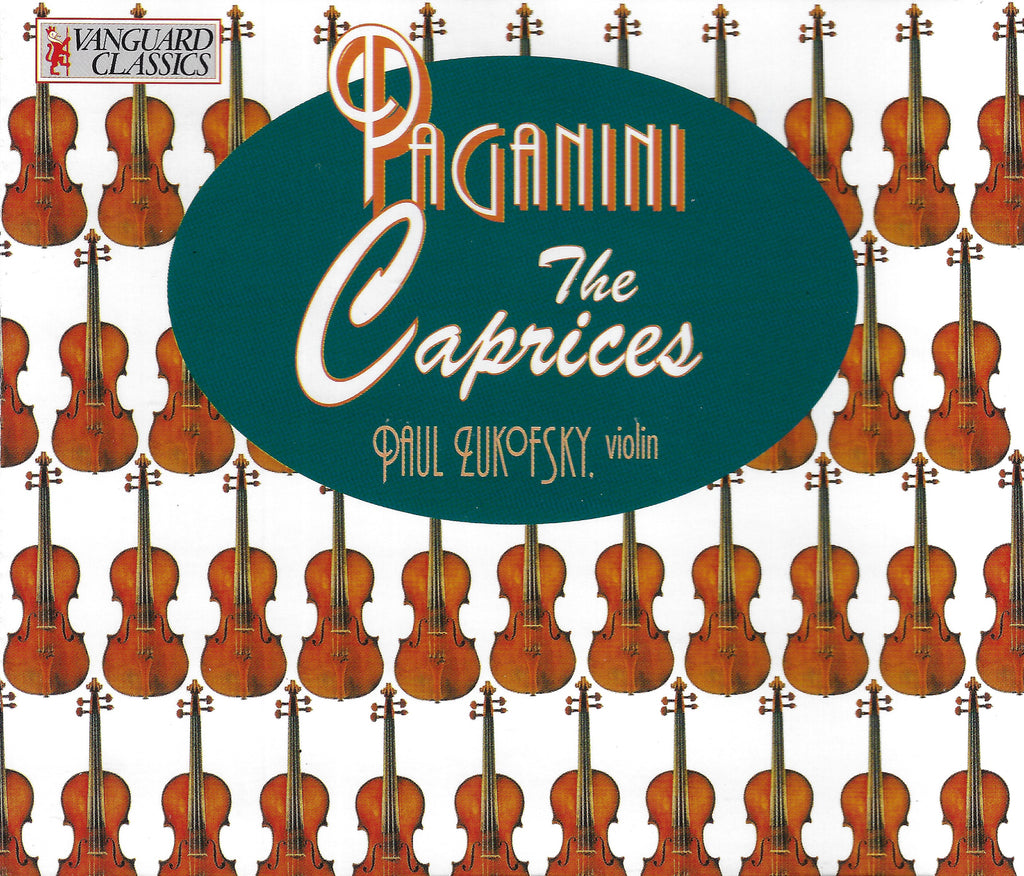 Zukofsky: Paganini 24 Caprices Op. 1 - Vanguard 08 5053 72 (2CD set)
