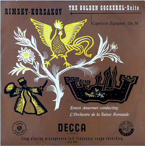 Ansermet: Capriccio Espagnol + Golden Cockerel - Decca LXT 2769