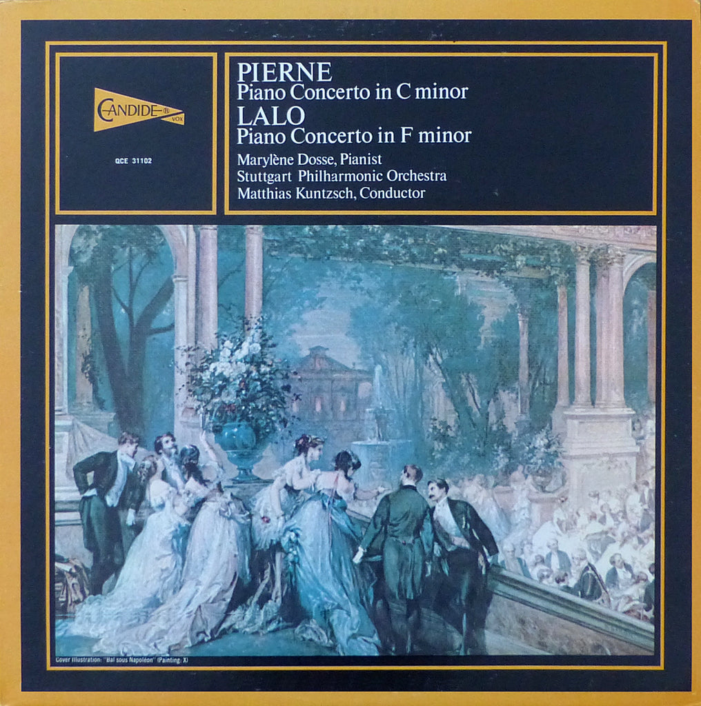 Dosse: Lalo & Pierne Piano Concertos - Vox-Candide QCE 31102