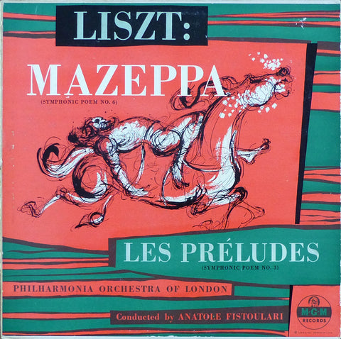 Fistoulari/Philharmonia: Liszt Les Preludes + Mazeppa - MGM-3014