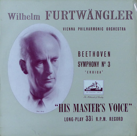 Furtwangler/VPO: Beethoven "Eroica" Symphony - HMV ALP 1060