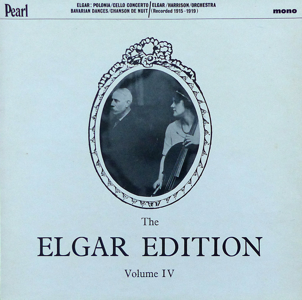 Beatrice Harrison: Elgar Cello Concerto, etc. - Pearl GEM 113