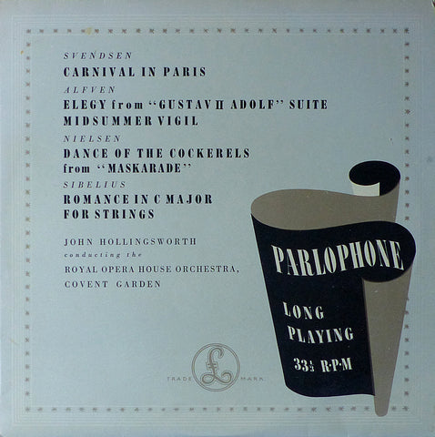 Hollingsworth: Svendsen, Alfven, Nielsen & Sibelius - Parlophone PMC 1021