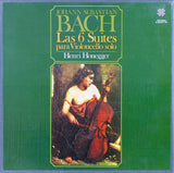 Honegger: Bach 6 Suites for Solo Cello: Spanish Telefunken 6.35345-1/3 (3LP box)