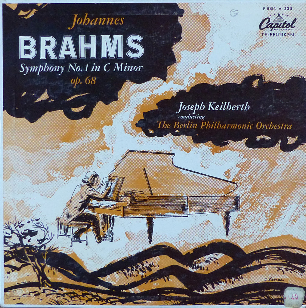 Keilberth/BPO: Brahms Symphony No. 1 Op. 68 - Capitol P-8153