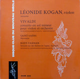 Kogan: Bizet-Waxman Carmen Fantasy, etc. - Sov-Disque DCNS 809