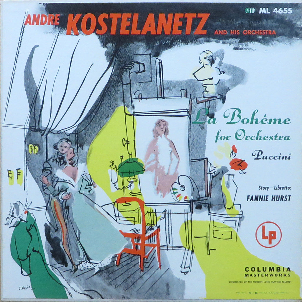 Kostelanetz: La Bohême for orchestra - Columbia ML 4655