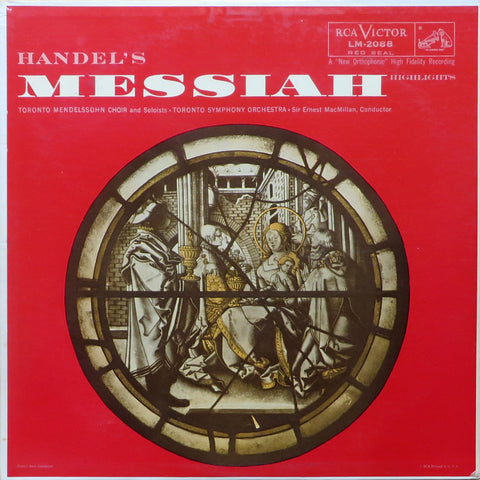 MacMillan: Handel Messiah (Highlights) - RCA LM-2088