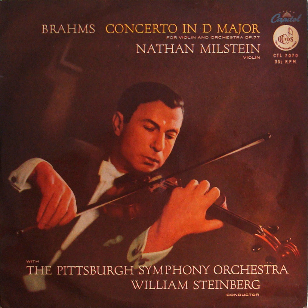 Milstein/Steinberg: Brahms Violin Concerto - Capitol CTL 7070