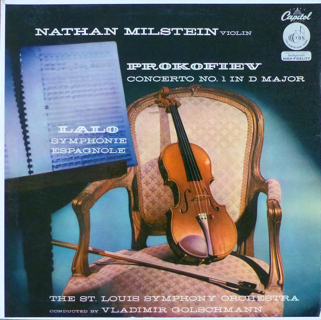Milstein: Prokofiev Violin Concerto No. 1 + Lalo - Capitol P 8303