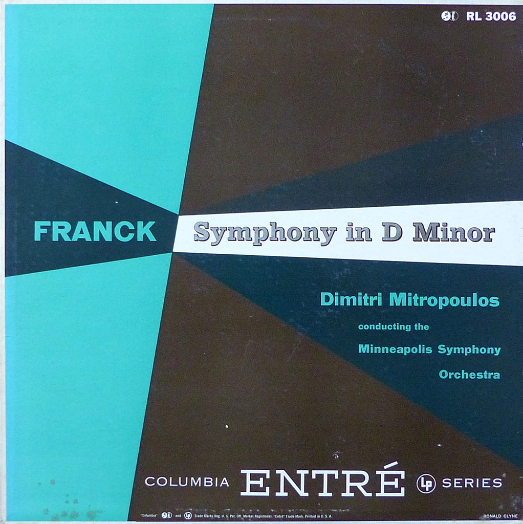 Mitropoulos: Franck Symphony in D minor - Columbia RL 3006