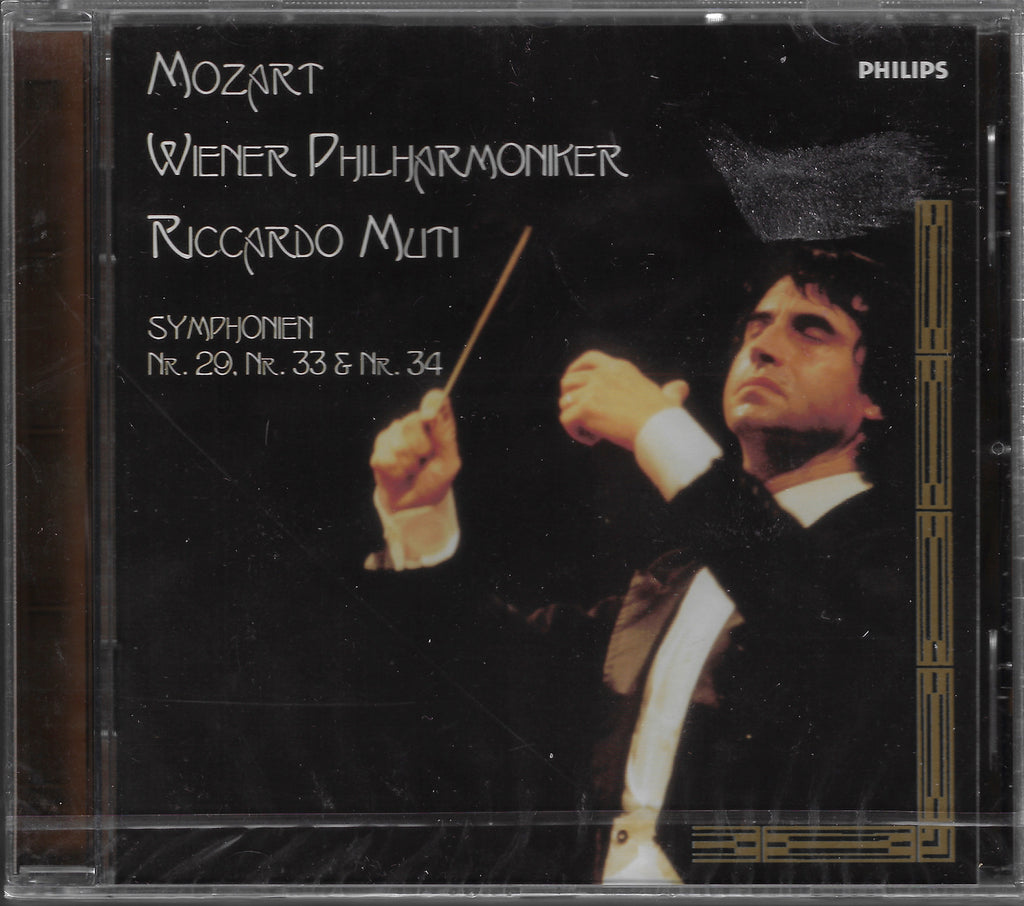 Muti: Mozart Symphonies 29, 33 & 34 - Philips 462 906-2 (sealed)
