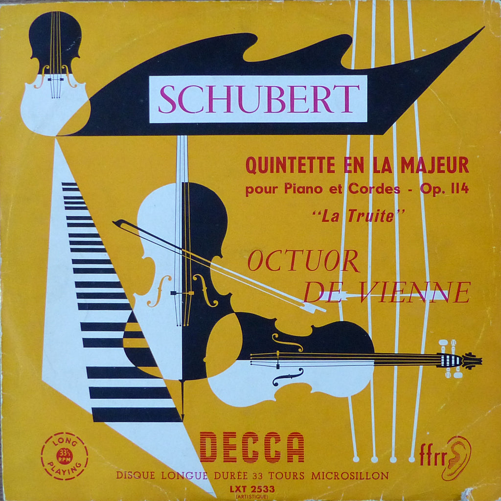 Panhofer/Vienna Octet: Schubert "Trout" - French Decca LXT 2533