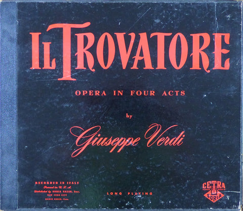 Previtali: Verdi Il Trovatore - Cetra/Soria 1226 (3LP box set)