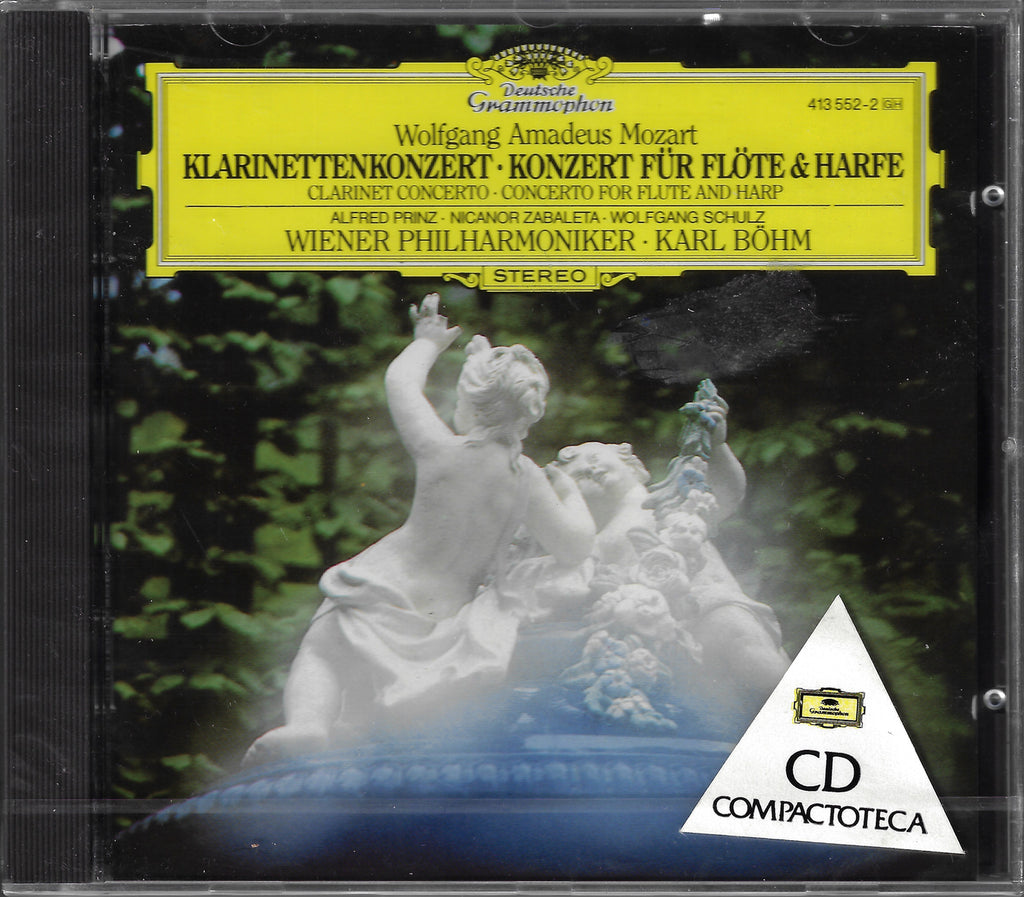 Prinz/Bohm: Mozart Clarinet Concerto, etc. - DG 413 552-2 (sealed)