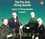 Pro Arte Quartet: Haydn 27 SQs Vol. I - Testament SBT 3055 (3CD set)