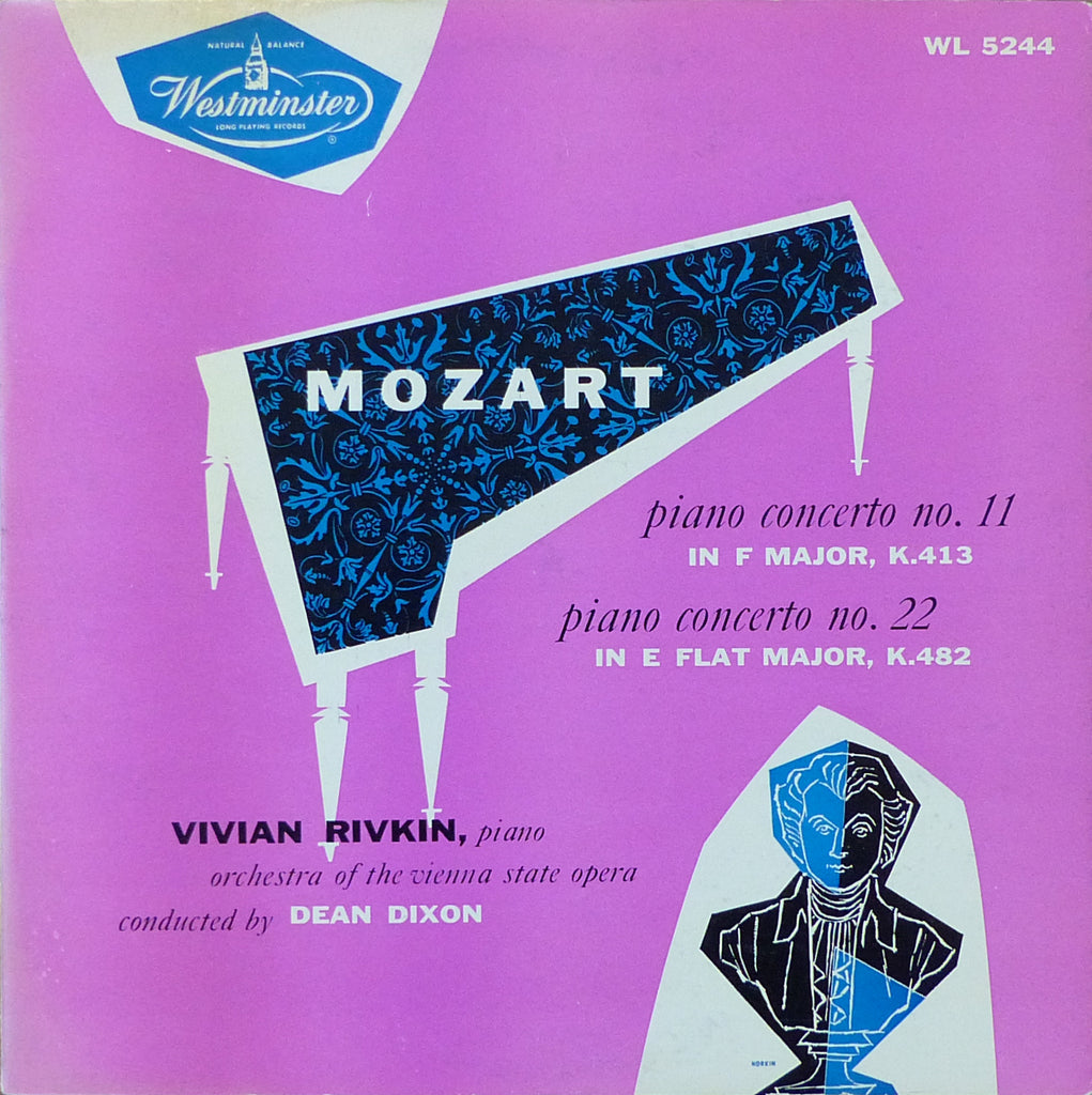 Rivkin: Mozart Piano Concertos Nos. 11 & 22 - Westminster WL 5244