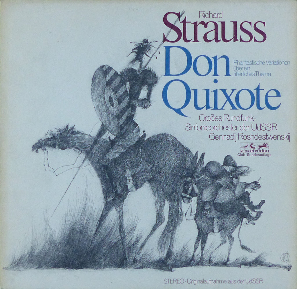 Simon/Rozhdestvensky: R. Strauss Don Quixote - Eurodisc 64198