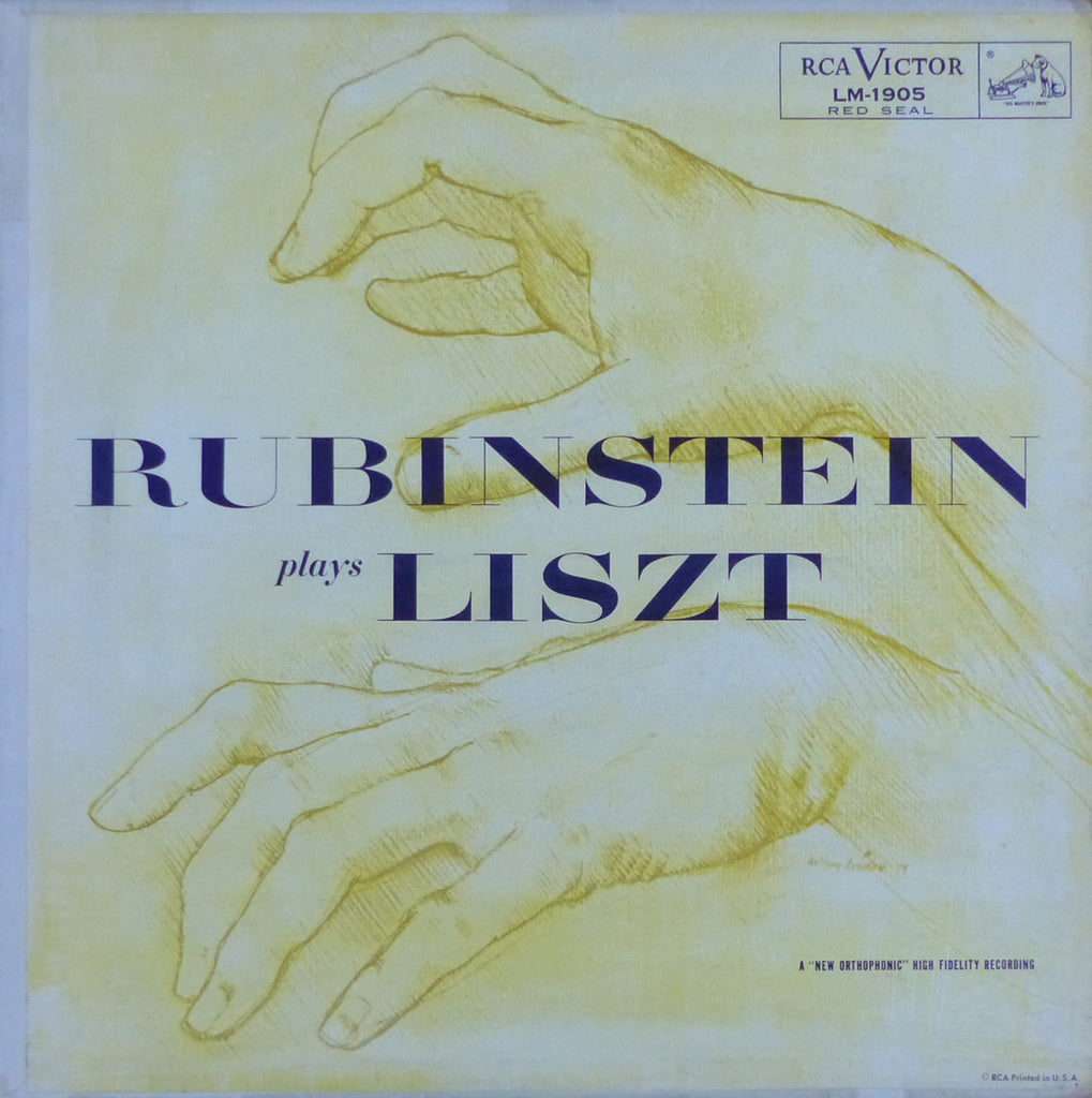 Rubinstein: Liszt (Mephisto Waltz, Funérailles, etc.) - RCA LM-1905