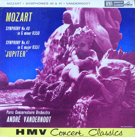 Vandernoot: Mozart Symphonies 40 & 41 - HMV XLP 20006