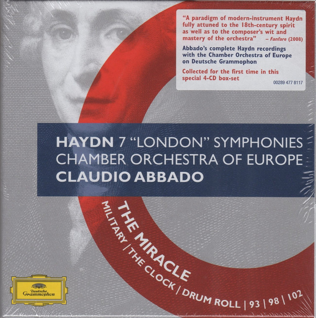 CD - Abbado/COE: Haydn 7 "London" Symphonies - DG 477 8117 (4CD Box Set, Sealed)